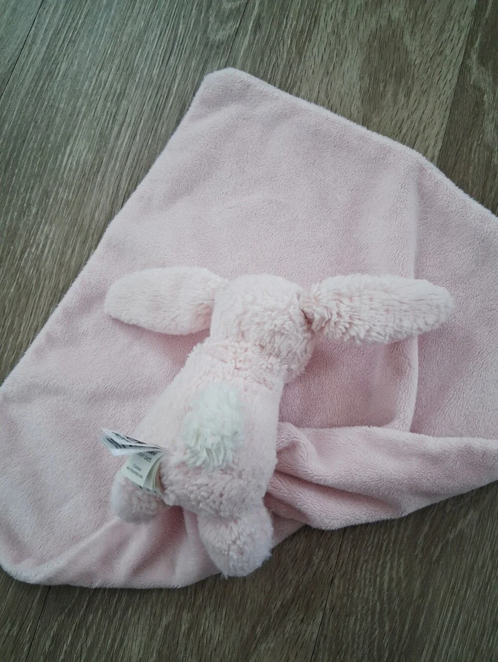 Jellycat Bashful Pink Bunny Soother Baby Lovey Security Blanket Plush